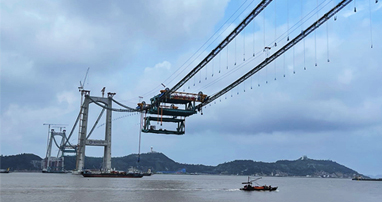 两桥合建、三大首创 世界级桥梁将在年底通车